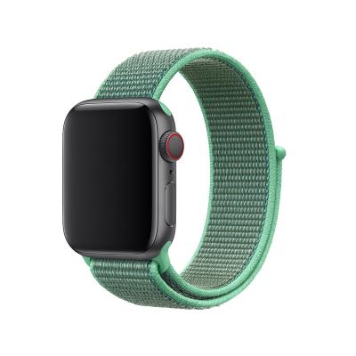 China Replace Fashionable Watch Band Apple Watch Braided Strap Nylon Sports Strap Adjustable Smart Watch Strap for sale