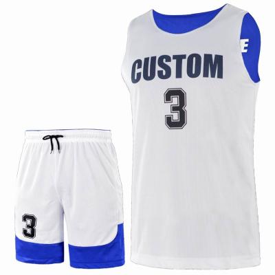 China Team Reverse Singlet Mesh Sport Sublimation Double Side Two Faces New Custom Antibacterial Basketball Reversible Singlet Wear 5Xl 6Xl for sale