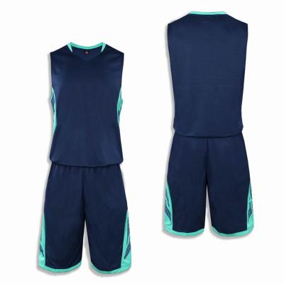 China Factory Direct Soild Basketball Tank Top Antibacterial Uniform Mens Antibacterial Uniform Quick Dry Design Printing 100% Polyester Wear for sale