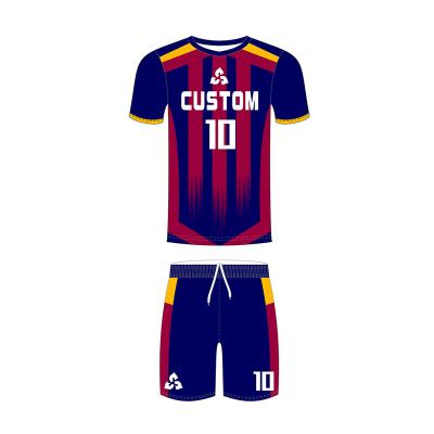 China Sets Latest Design Soccer Wear Customize Match Team Uniform Wholesale Soccer Jersey With Right Supplier for sale