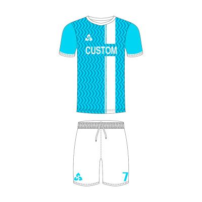 China Sets Cheap Sublimated Custom Soccer Shirt Football Club Uniform Set Mens Customized Soccer Jersey for sale