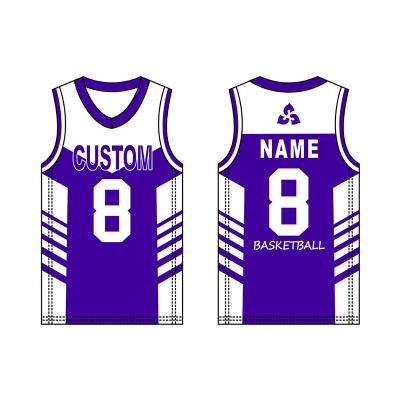 China Antibacterial OEM Service Customize New Design Basketball Tank Top Casual Loose Uniform Basketball Quick Dry Clothing for sale