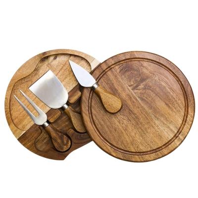 China Low Price Disposable Cheese Board Set Wooden Cheese Board Mini Wooden Cheese Board for sale