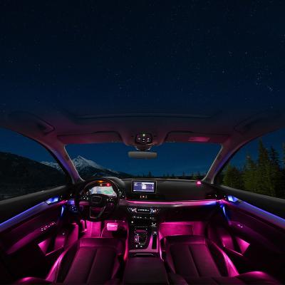 China Synced With Original Color And Shine Illuminated Car Styling LED Ambient Light For Audi Q5 Q50L 2018-2020 30 Colors for sale