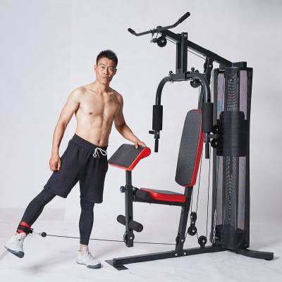 China Hot Sale Home Multi Station Home Use Gym Set With Sit Bench Pull Up Bar Fitness Gym Equipment for sale