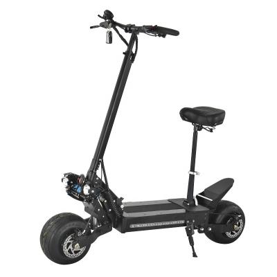 China 2020 steel frame+aluminum NEWCOMER 60V 2000W 20AH E-SCOOTER 65KM/H MAX SPEED WITH SPEED METER for sale