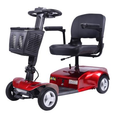 China 2020 Hot Sale China Unisex Folding 4 Wheel Electric Scooter Adult Disabled Scooter for sale