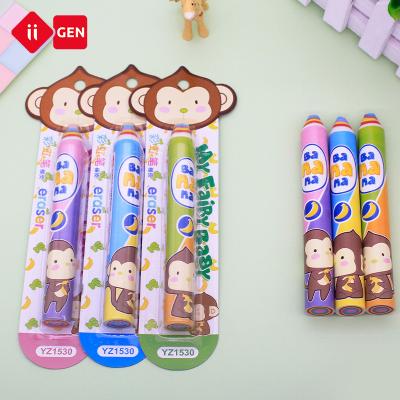 China Multicolor Eraser Promotional Creative Cartoon Dies Pencil Student Pencil Shape Eraser Stationery Eraser for sale