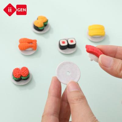 China Various Promotional Eraser Sushi Shapes Eraser Exam Use School Wholesale (Pencil) Erasers For Kids for sale