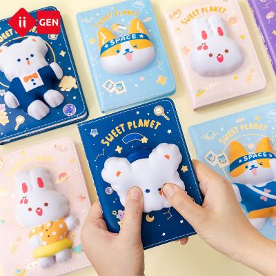 China Beautiful high-grade students decompression book small notebook color book hand decompression gift box creative pages kids gift for sale