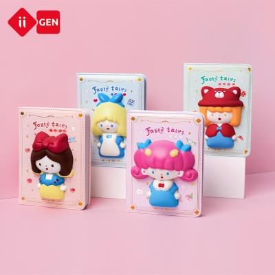 China High Quality Student Prize Creative Notepad Cartoon Hand Book Set Cute Notebook Decompression Book for sale