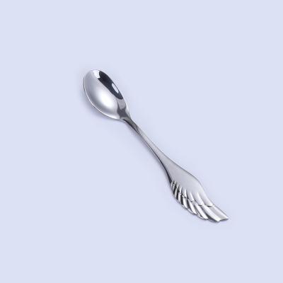 China Whole Sales Viable Christmas Cutlery Set New Fashionable Teaspoon Set Mini Tea Spoon With Creative Handle Design for sale