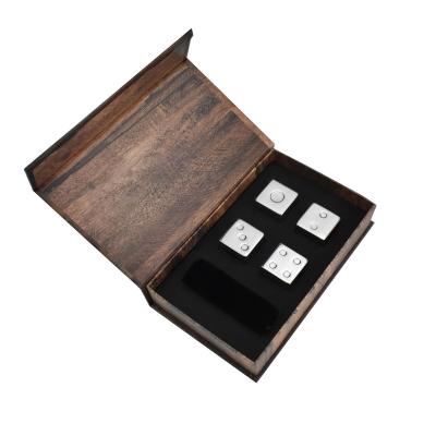 China Viable Factory Direct Selling Stainless Steel Ice Cube The Cube Whiskey Stainless Ice Stone for sale