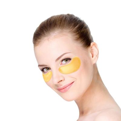 China Gold Crystal Gel Eye Patches Sheet Collagen Circles Anti Aging and Dark Anti-Wrinkle Eye Pads 24K Gold Eye Protection for sale