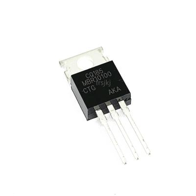 China Standards New Original MBR10100CTG 10100CT Straight In TO-220 Schottky Diode 10A/100V Integrated Circuit IC for sale