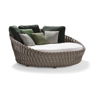 China Contemporary Large Circular Outdoor Sofa Chair Flower Basket Chair for sale