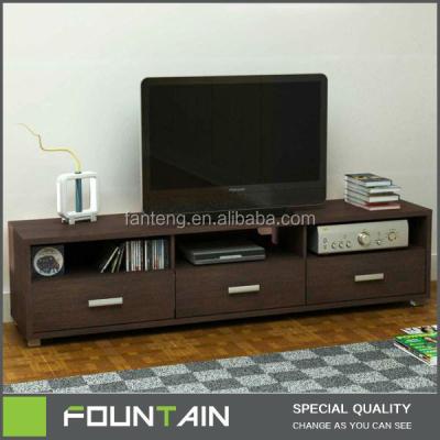 China PANEL Fancy TV Table Design Commercial Living Room Melamine TV Stand for sale