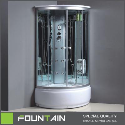 China With New Design Hangzhou Glass Room Frame Shower Glass Wash Frosted Shower Cubicle for sale