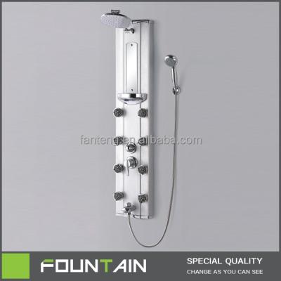 China Hot electric faucets! 2014 Wall Mounted Sanitary Ware Faucet Panel Bathroom Blue Ocean Shower Panel for sale