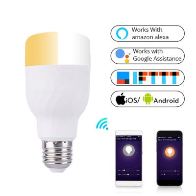 China Tuya Residential App Smart Life Control Color Changing Light Led Bulb Dimmable for sale