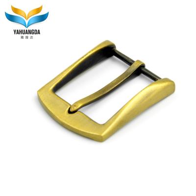 China Fashion Belt Buckle Antique Brass Fashion Customized Man Accessory Pin Belt Buckle Logo Design Square Metal Handbag Y1068 for sale