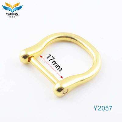 China Wholesale Fashion Factory Design Bag Hardware Fitting Metal D Clip For Handbags/Clothes for sale