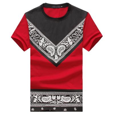 China Anti-Wrinkle China Wholesale Cheap Graphic Print Crew Neck Plus Size Mens T Shirts for sale