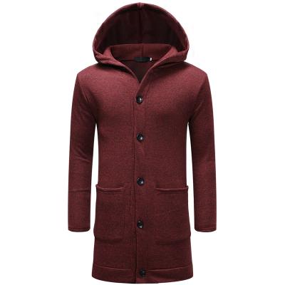 China cardigan Largos Abrigos De Invierno Para Hombre thickened button parride for sale