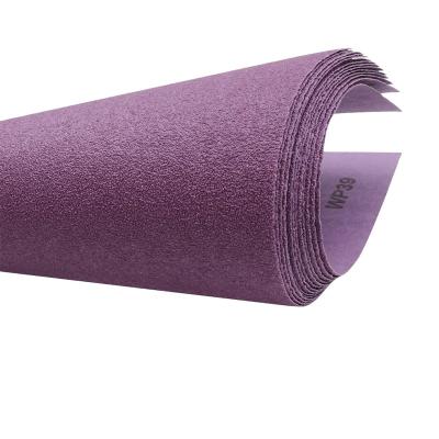 China High Quality Best Coating waterproof wet dry polishing paper Purple ceramic sandpaper sheet for sale