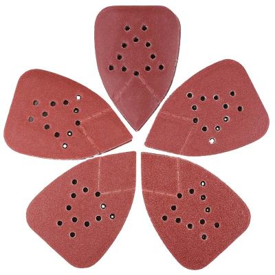 China Durable Factory made cheap diy 5 inch red aluminum oxide cloth sanding discs buffing sheet sandpaper for sale