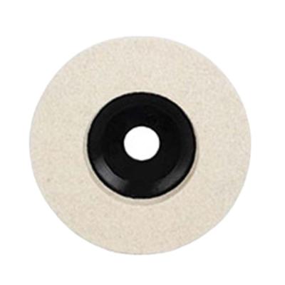 China Wool flap disc polishing and buffing wheel 4inch 5inch 6inch for sanding metal wood plastic for sale