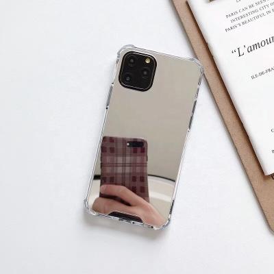 China Modern Style Shockproof For iPhone 13 Pro Case Mirror Cell Phone Case For Girls iPhone X High Quality Phone Case for sale