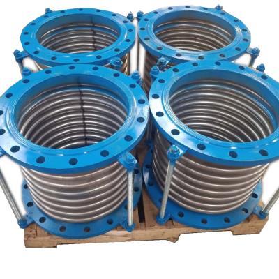 China Pipe Lines Connect Flange SS304/316 Connected Flexible Metal Bellows High Quality Expansion Joint for sale