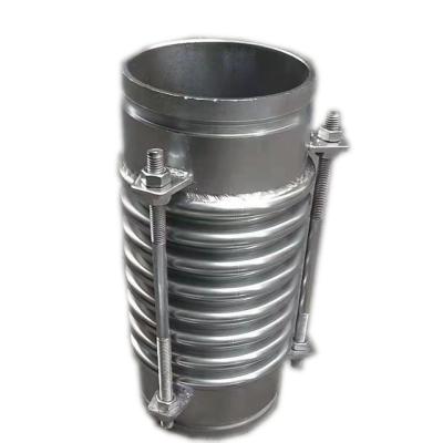 China Pipe Lines Connect Weld Type No Flange Corrugated Compensator Stainless Steel Corrugated Expansion Joint for sale