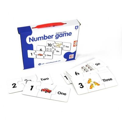 China Educational Toy Hot Sale 30pcs Kids Toddler Education Alphabet and Number Jigsaw Puzzle for sale