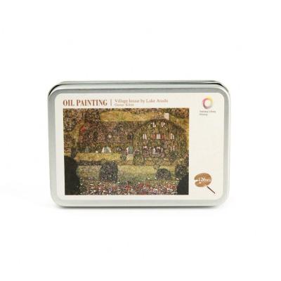 China DIY TOY Custom village house by lake atashi pocket portable jigsaw puzzle 126pcs for sale