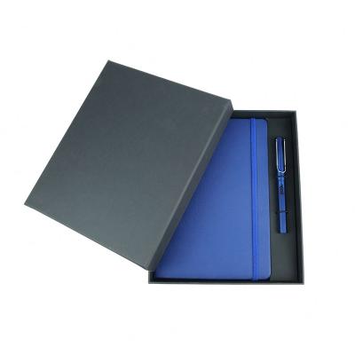 China Custom leather hardcover printing 80pages b5 diary notebook box set for sale