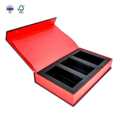 China Recyclable Luxury Rigid Foldable Flat Gift Magnetic Packaging Paper Box for sale