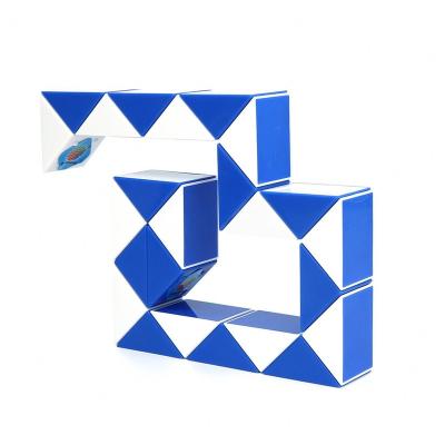 China Educational Toy Promotional ABS Magic Snake Speed ​​Cube Twist Puzzle Professional for sale