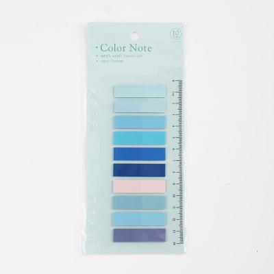 China Wholesale self-adhesive translucent tape mark small PET index sticker student label sticker can write instruction sticky note for sale