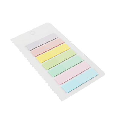 China Transparent Fluorescent Color Self Adhesive Stickers Labels Stationery School Supplies Paper Stickers Index Custom for sale