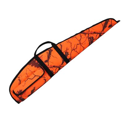 China For Rifle Gun Well Protective Orange Camouflage Hunting and Shooting Tactical Soft Plush Rifle Gun Bag and Waterproof Gun Case for sale