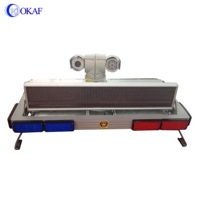 China Vehicle LED Emergency Siren Loudspeaker Police Roof Mounted Flashing Light Bar 1200*600*200mm for sale