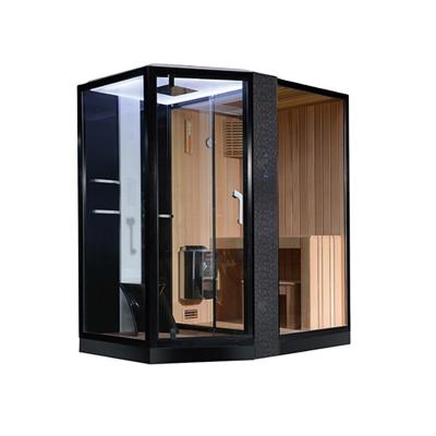 China Modern High Quality Dry And Wet Sauna And Home Steam Room Separation Sauna Room for sale