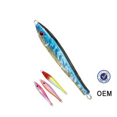 China Lead Fishing Saltwater Metal Lead Fish Jig With 8-13cm / 14 Colors BFT-L3023 for sale