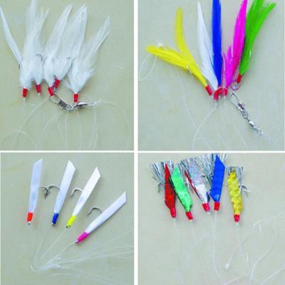 China Flasher Fish Skin Sea Fishing Feather Rigs BFT-L2017 BFT-L2017 for sale