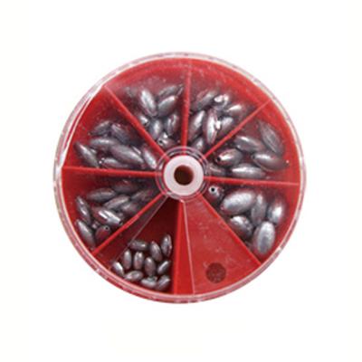 China High Quality Fishing Oval HD8825 Sinker With Hole HD8825 for sale