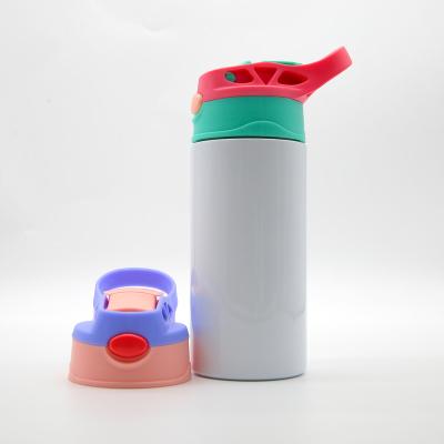 China Sustainable Wholesale Double Wall Stainless Steel Sublimation Masks Water Bottle For Kids for sale