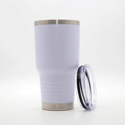 China 20 oz 20oz Powder Coating Car Cup Stainless Steel Double Walled Tumbler Viable Hot Selling Coffee Cup for sale