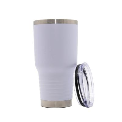 China Sustainable 30 Ounce Stainless Steel Thermos Travel Mug With Hot And Cold Double Lid And Coffee Straw Vacuum Mug For Christmas for sale